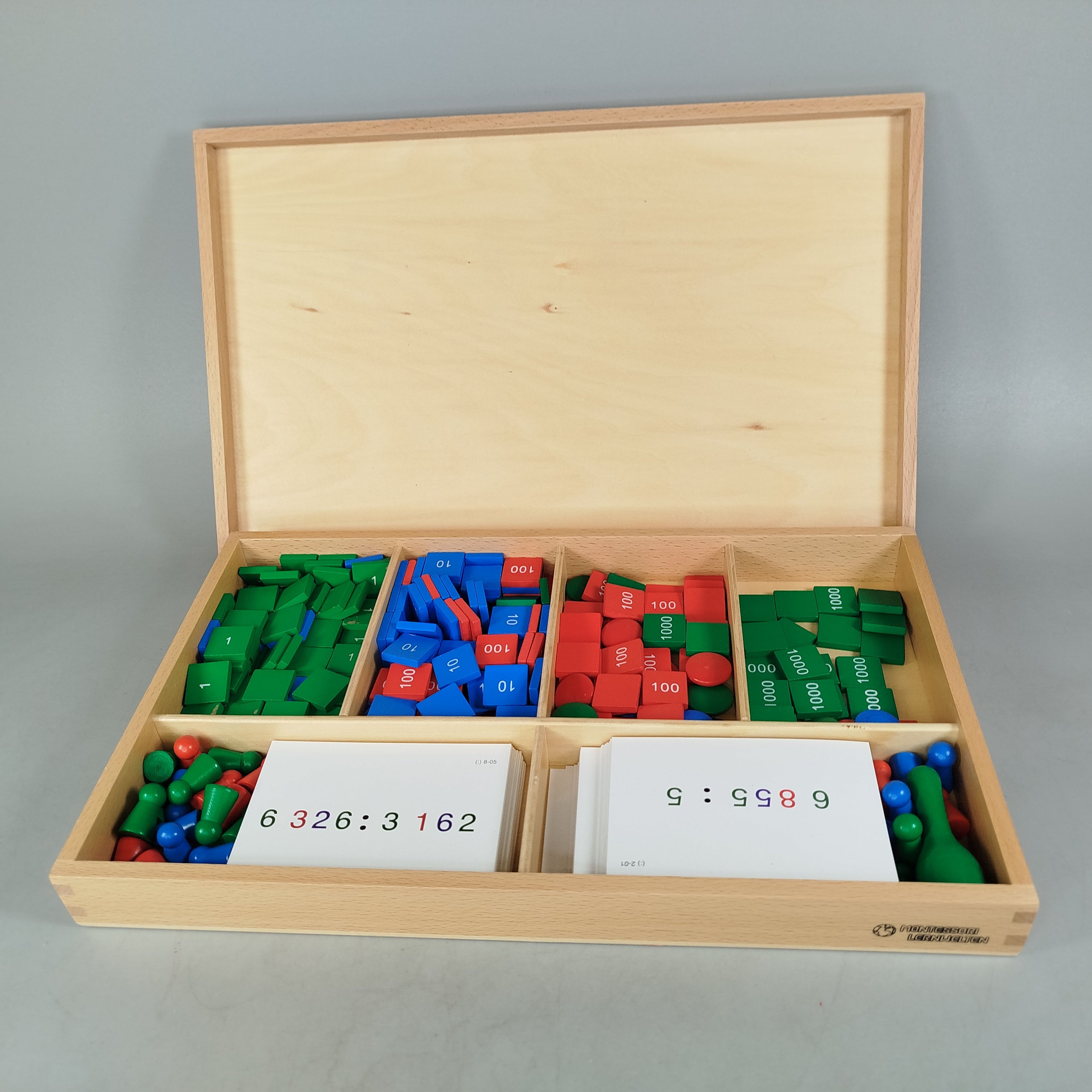 Montessori Lernwelten Markenspiel, gebraucht, ab 6 7 8 Jahre | ✅ geprüft